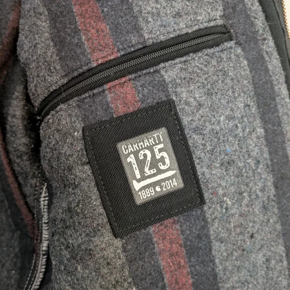 Rare Carhartt Black Made In USA Detroit Jacket - Picture 6 of 13